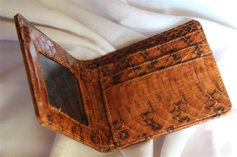 mens snakeskin wallet|genuine snakeskin wallet.